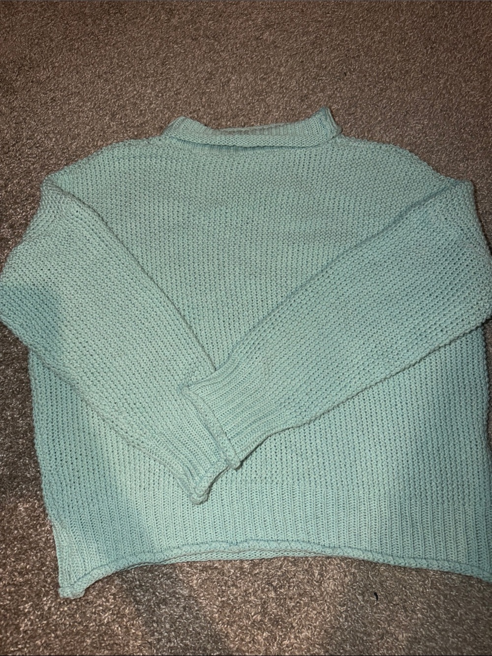 Classic Mint Crewneck Sweater - Women's